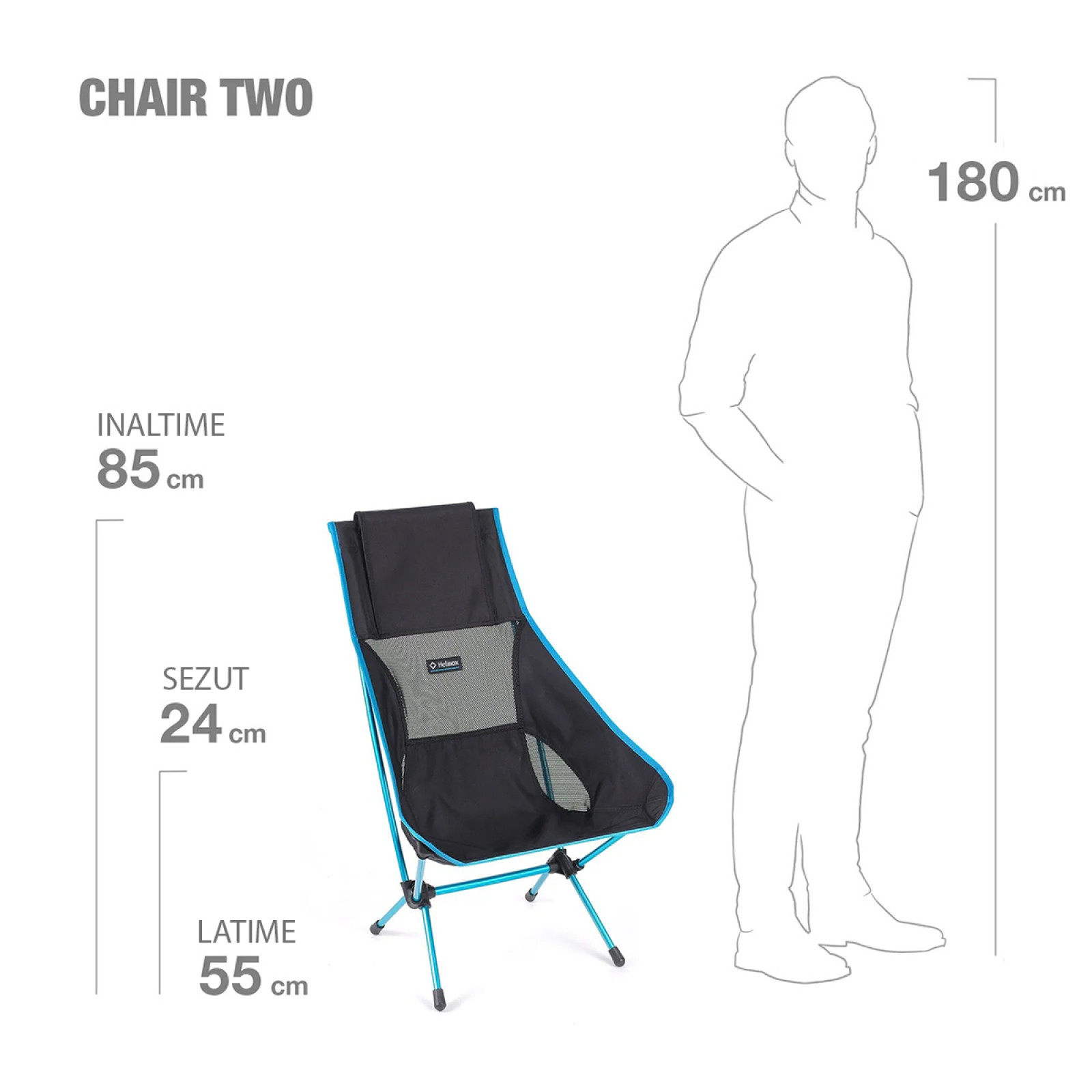 Helinox Chair Two | Scaun Pliant
