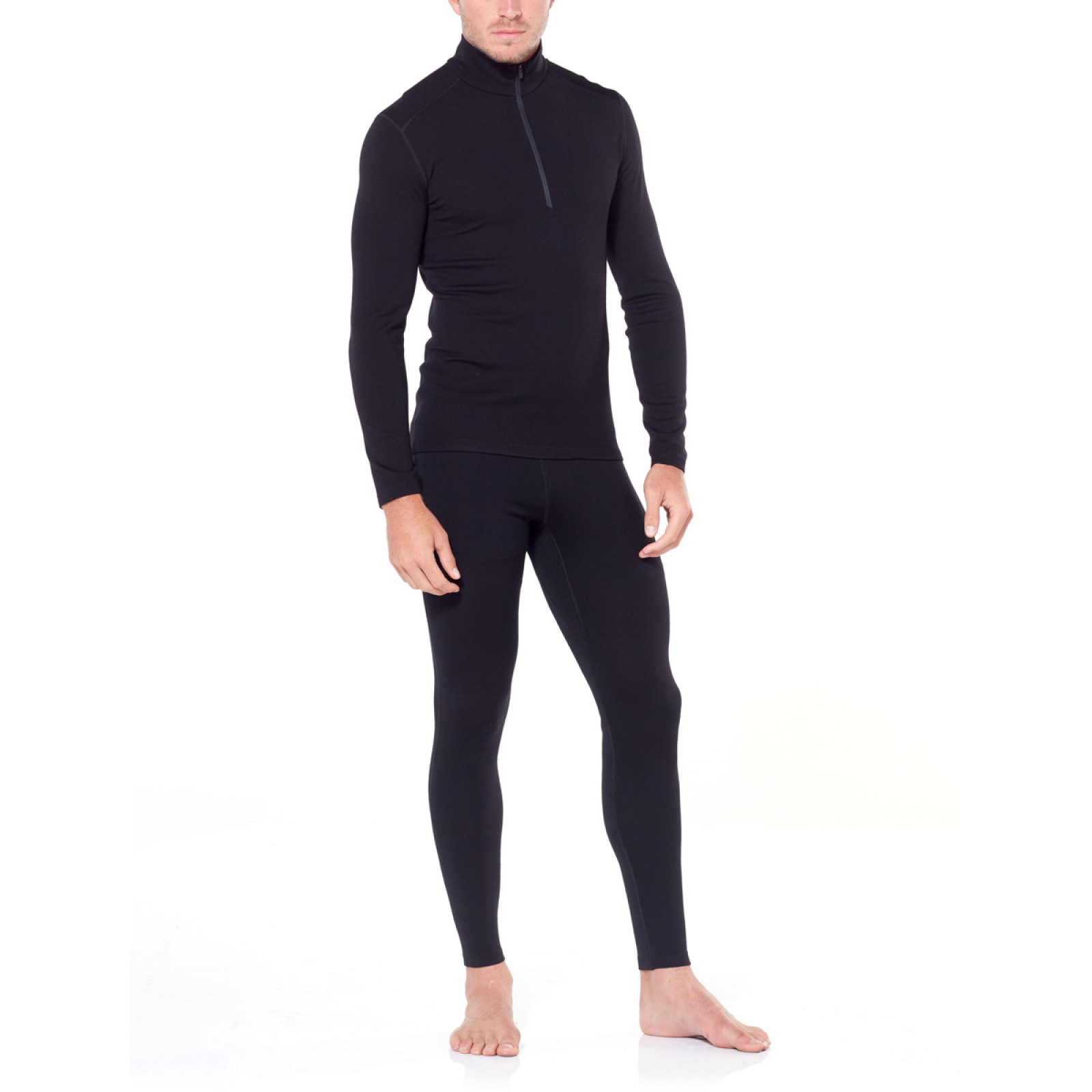 Icebreaker Men's 260 Tech LS Half Zip | Bluza Corp Barbati