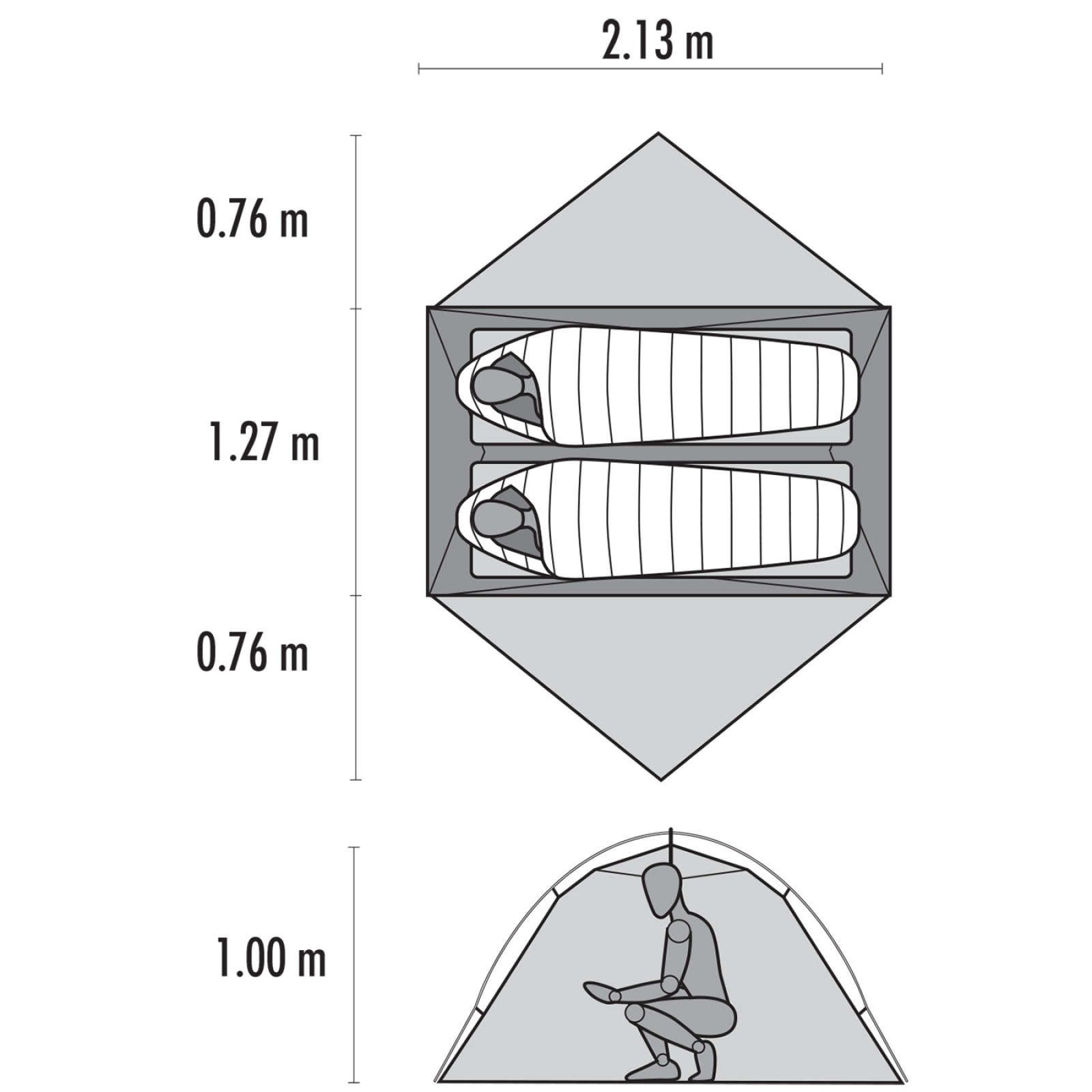 MSR Hubba Hubba NX | Cort 2 Persoane