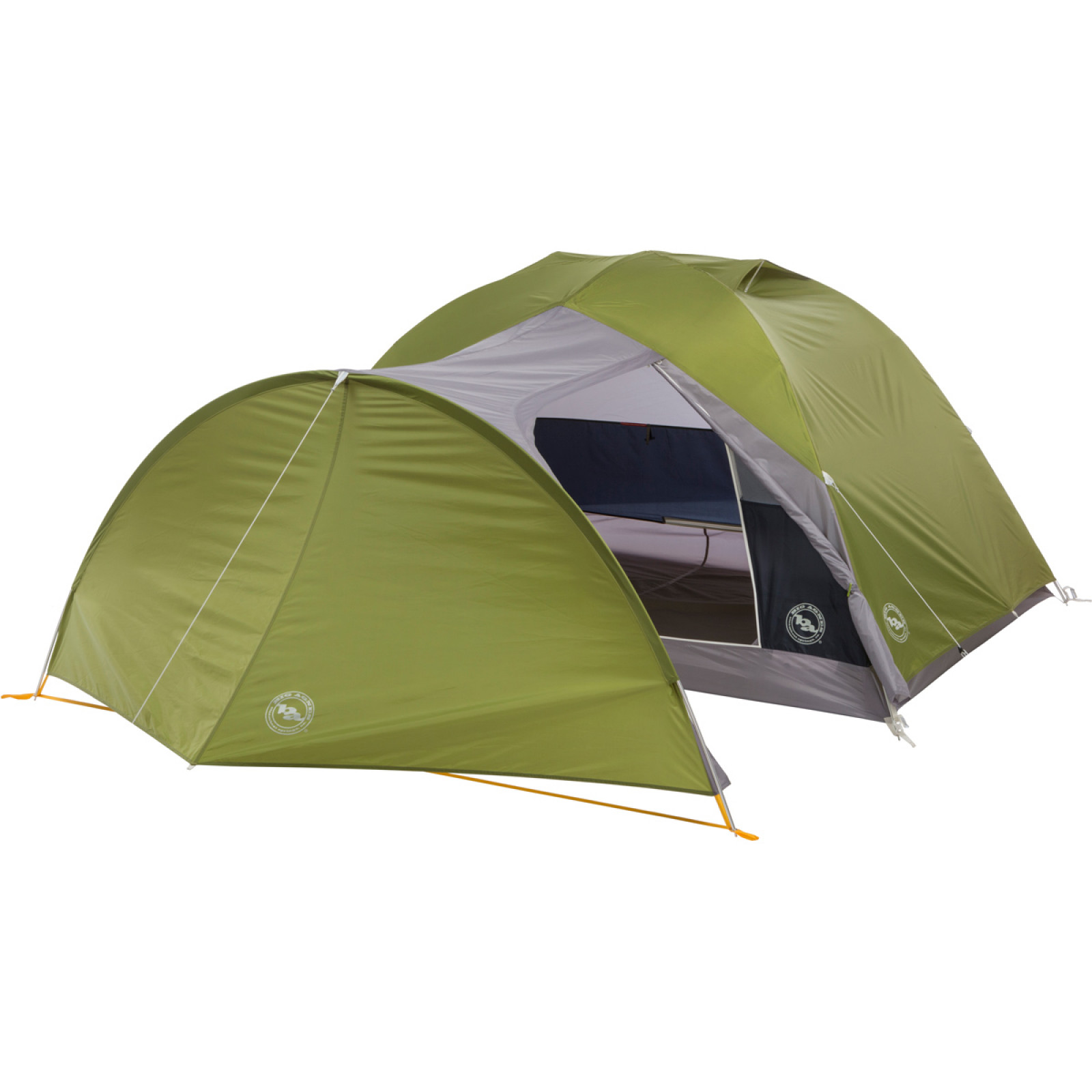 Green / Gray - Tenda de ploaie cu intrare deschisa