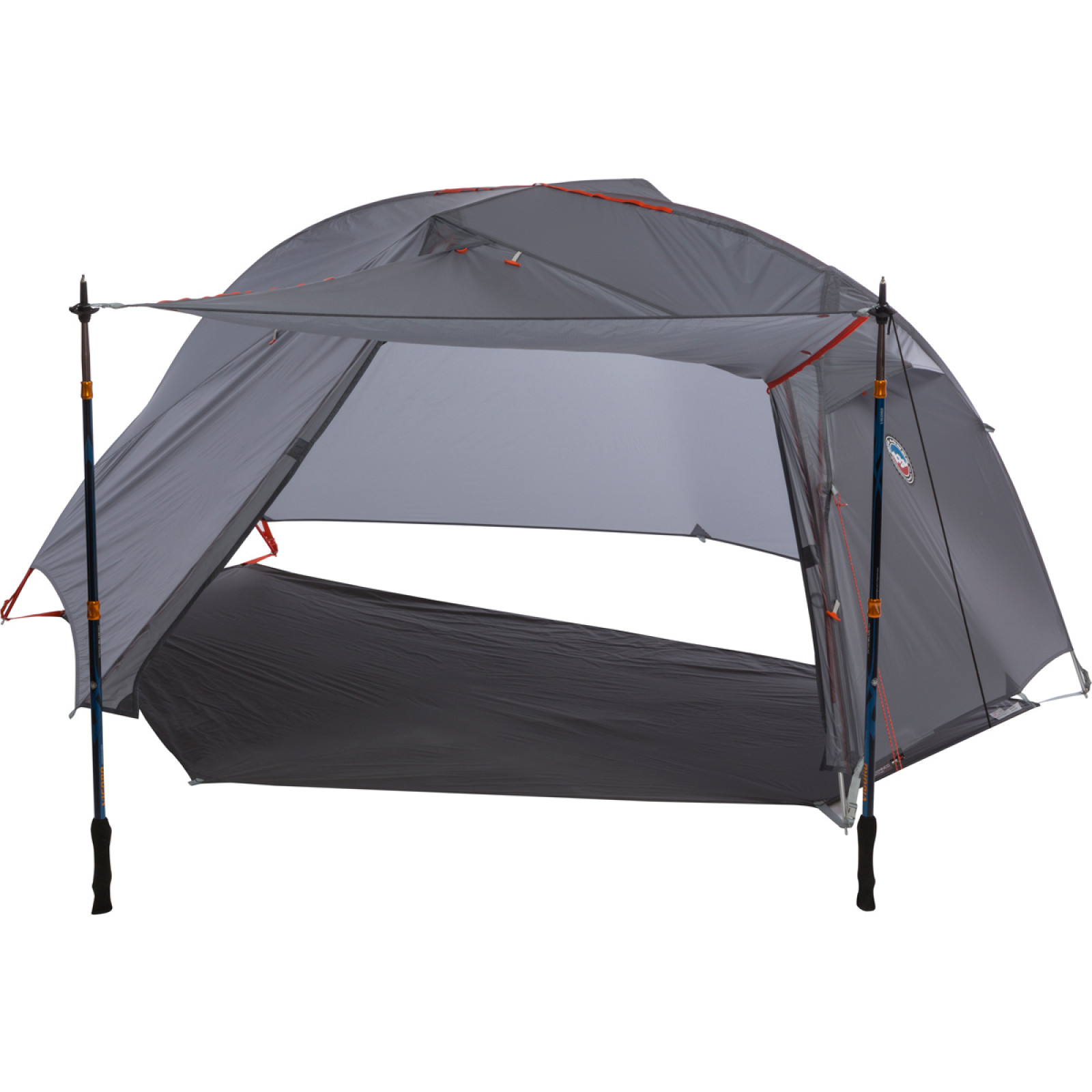 Gray / Silver - Montaj minimal cu tenda de ploaie, bete si protectie la sol