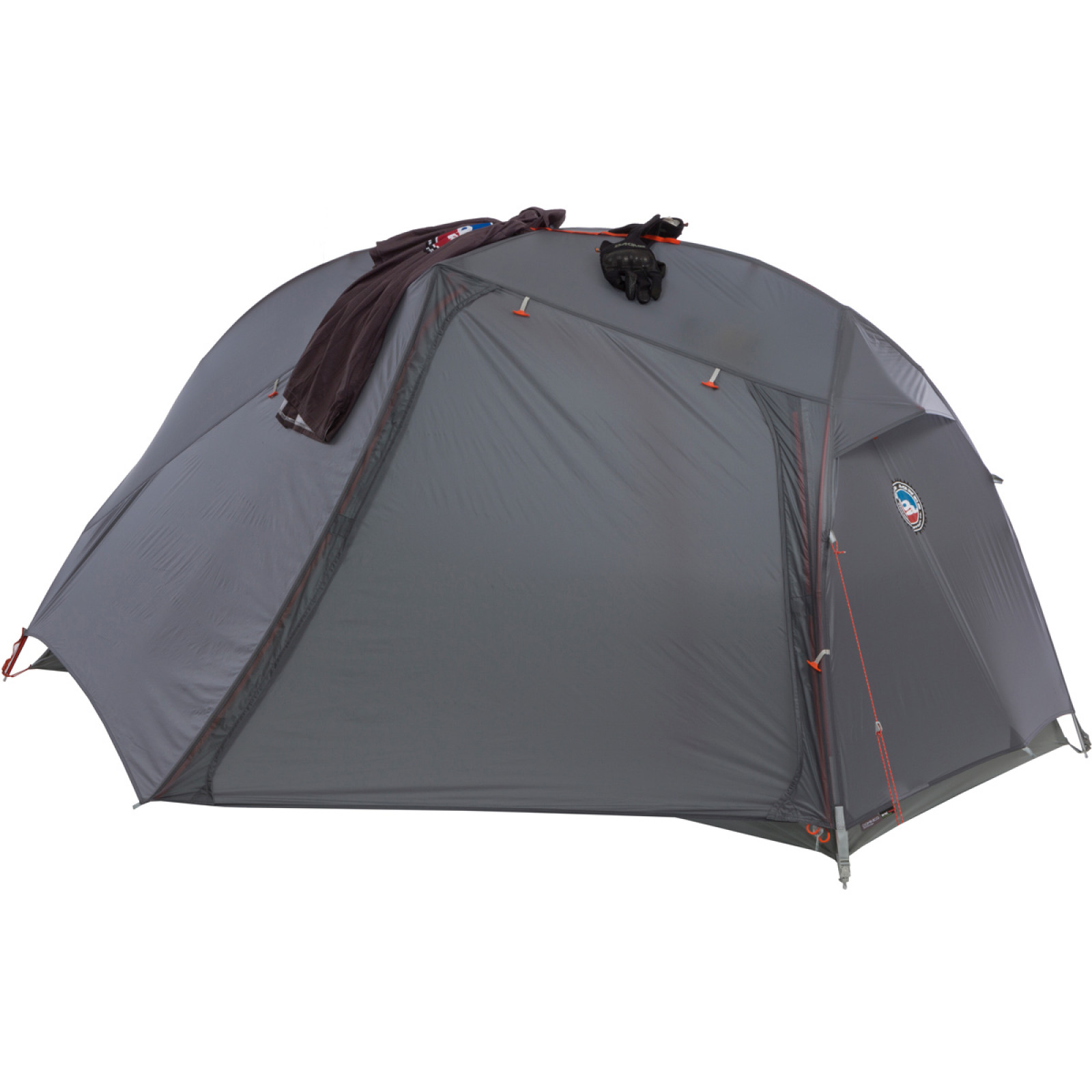Gray / Silver - Tenda de ploaie optiuni fixare echipament