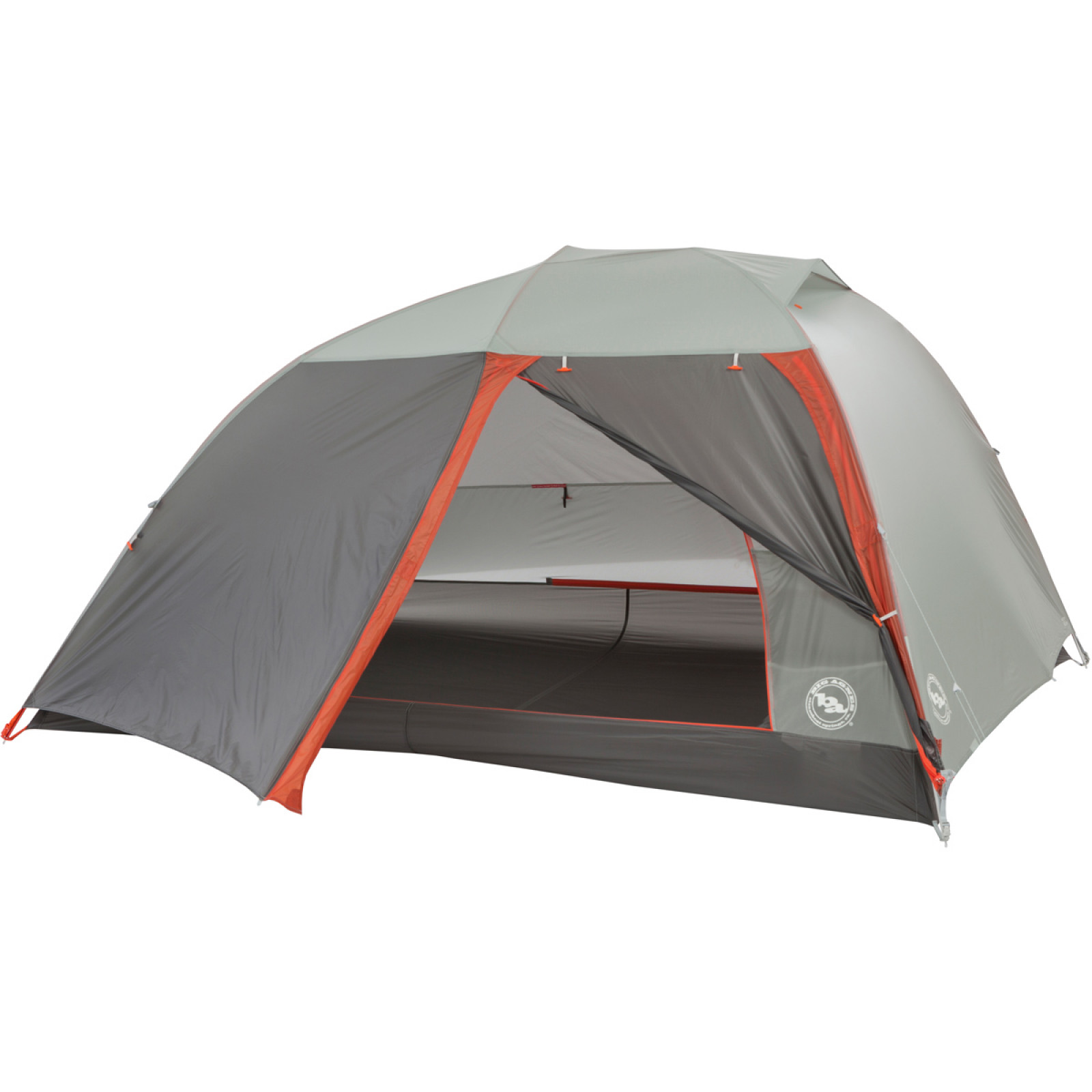 Silver / Gray - Tenda de ploaie cu absida deschisa