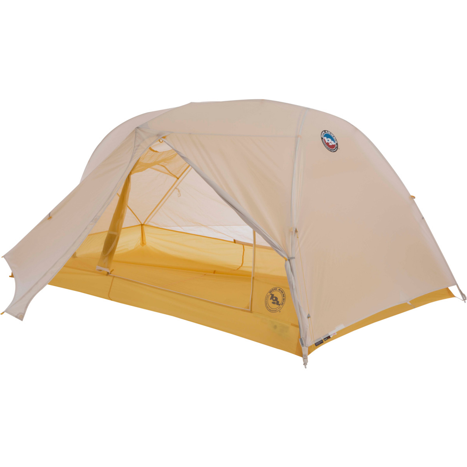 Gray / Yellow - Tenda de ploaie cu intrare deschisa