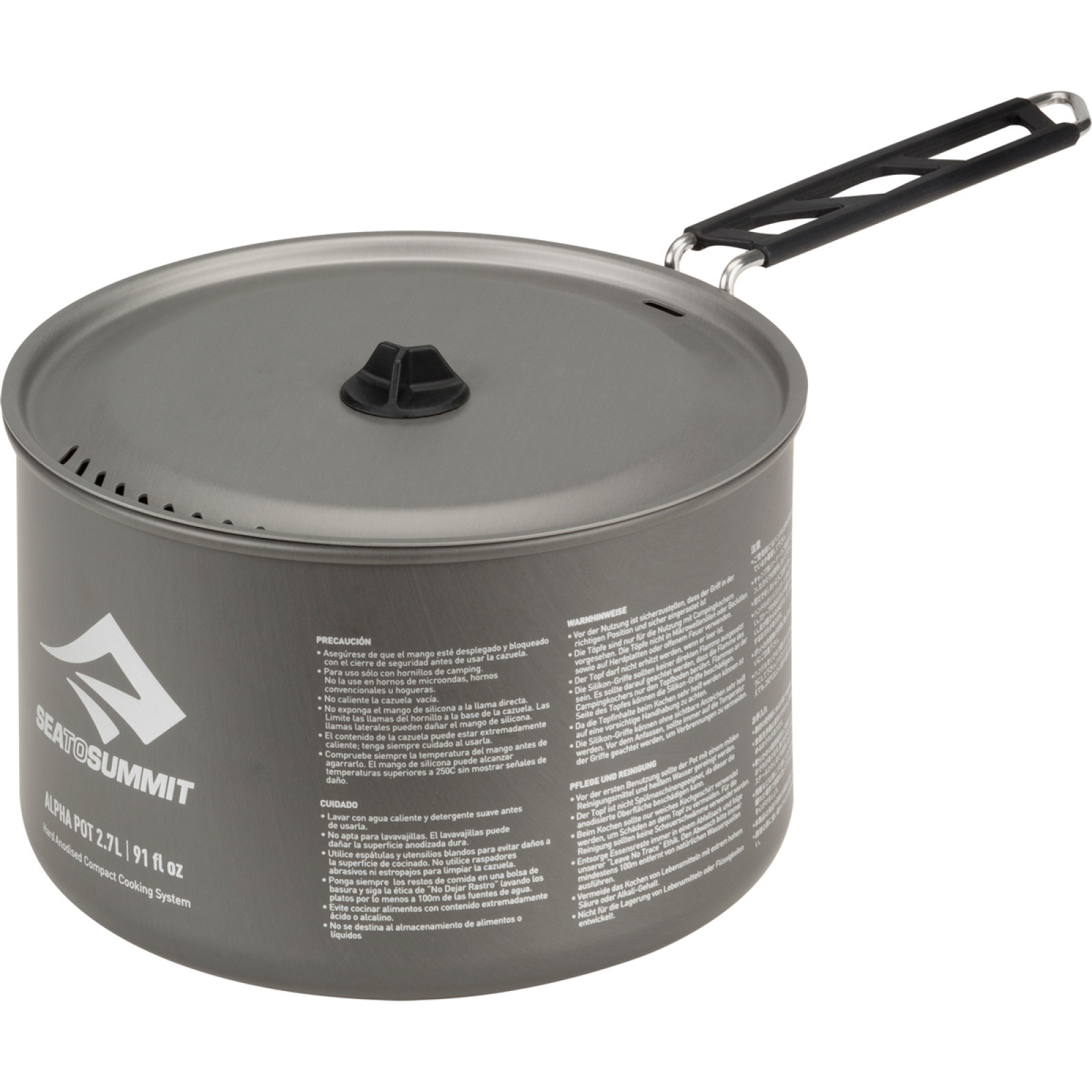 Gray - Vas de 2.7L cu maner extins