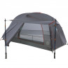 Gray / Silver - Tenda de ploaie cu intrare deschisa si marchiza montata