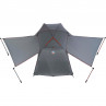 Gray / Silver - Tenda de ploaie cu marchize montate